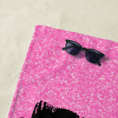 ダンスの話だ！グリッタービーチタオル ビーチタオル (インサイチュ)