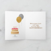 ダンスの誕生日 カード (内部)