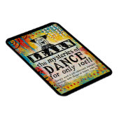 ダンスの謎 – Vintage おもしろい Ad マグネット (右側)