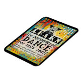 ダンスの謎 – Vintage おもしろい Ad マグネット (左側)