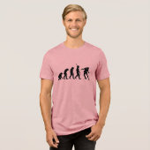 ダンスの進化 - シルエットで見る伝説のパフォーマー トライブレンドＴシャツ (正面全面)