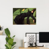 ダンスの陶芸のティルの後の退廃的な若い女性 ポスター (ホームオフィス)