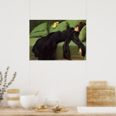 ダンスの陶芸のティルの後の退廃的な若い女性 ポスター (キッチン)