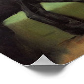 ダンスの陶芸のティルの後の退廃的な若い女性 ポスター (角)