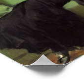 ダンスの陶芸のティルの後の退廃的な若い女性 ポスター (角)