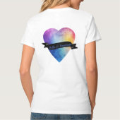 ダンスの馬場馬術の馬の芸術-個人化して下さい Tシャツ (裏面)