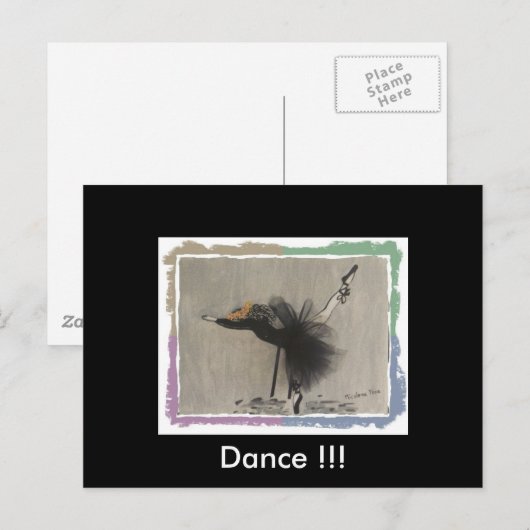 ダンスはがき ポストカード (正面/裏面)