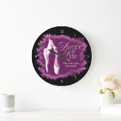 ダンスは人生だ ラージ壁時計 (ホーム)