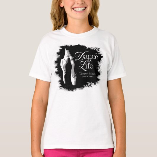 ダンスは人生だ Tシャツ (正面)