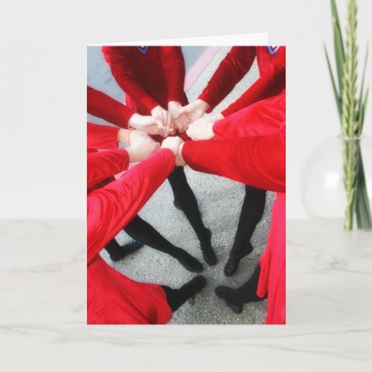 ダンスは友情カード カード (正面)