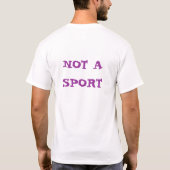 ダンスは情熱です Tシャツ (裏面)