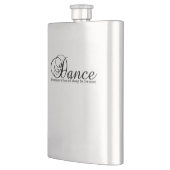 ダンスは私がそこに常にもう一つになることを約束 フラスク (左)