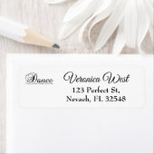 ダンスは私がそこに常にもう一つになることを約束 ラベル (インサイチュ)