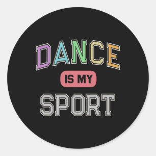 ダンスは私のスポーツストレートアウトタ踊りClバレエ ラウンドシール