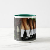 ダンスは私のリズミカルな詩歌のマグです ツートーンマグカップ (中央)