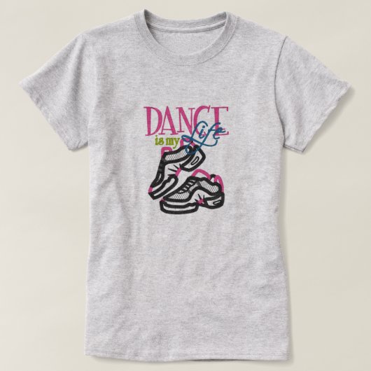 ダンスは私の生活Tシャツ Tシャツ (デザイン正面)
