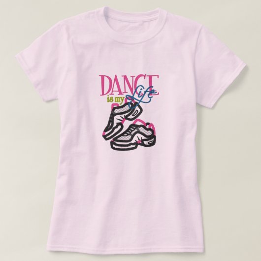 ダンスは私の生活Tシャツ Tシャツ (デザイン正面)