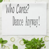 ダンスは見ているだれも好みます キッチンタオル (折り畳み)