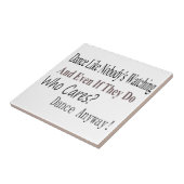 ダンスは見ているだれも好みます タイル (側面)