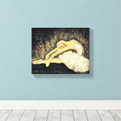 ダンスは隠された言語である キャンバスプリント (インサイチュ (ウッドフロア))