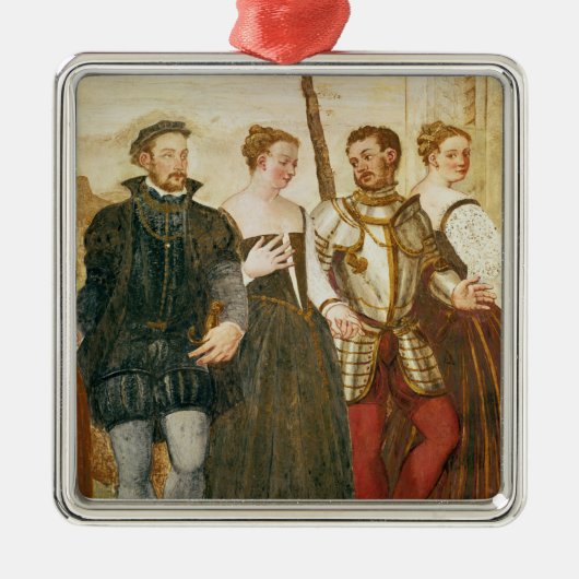 ダンスへの招待状 メタルオーナメント (正面)