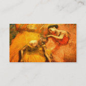 ダンスまたはバレエの名刺 名刺 (裏面)