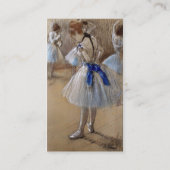 ダンスまたはバレエの名刺 名刺 (裏面)