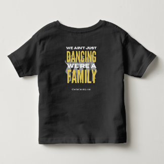 "ダンスをするのは家族だから" TodTシャツ トドラーTシャツ