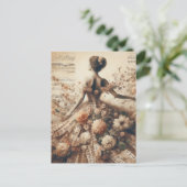 ダンスをフローラ音楽コラージュ ポストカード (スタンド正面)