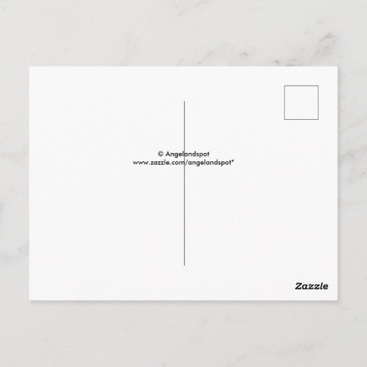 ダンスをフローラ音楽コラージュ ポストカード (裏面)