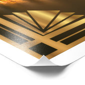 ダンスを踊る – ヴィンテージ社交ダンスアールデコポスター フォトプリント            (角)