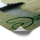 ダンスアイリッシュ（緑）プリント ポスター (角)