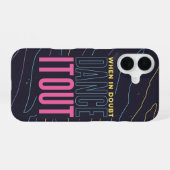 ダンスアウト – ネオンビベス iPhone 16ケース (裏面横)