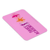 ダンスアカデミーのカラーダンサーのロゴ マグネット (右側)