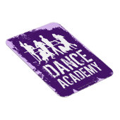 ダンスアカデミーのシルエットのロゴ マグネット (右側)