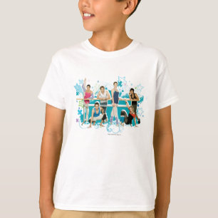 ダンスアカデミーの鋳造物のグラフィック Tシャツ