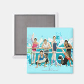 ダンスアカデミーキャストグラフィック マグネット (正面/裏面)