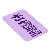 ダンスアカデミーダンサーのシルエットのロゴ マグネット (右側)