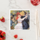 ダンスアットブーギバル – ルノアール印象派絵画の スタンダードカクテルナプキン (インサイチュ)