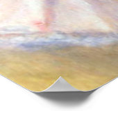 ダンスアットブーギバル – ルノアール印象派絵画の ポスター (角)