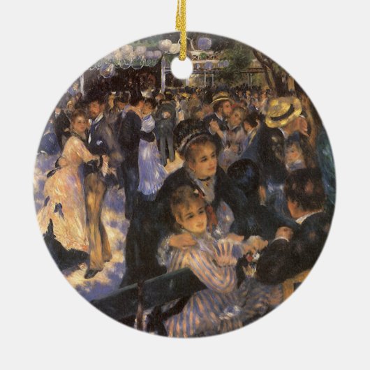 ダンスアットルムーランデラガレットバイピエールルノアール セラミックオーナメント (裏面)