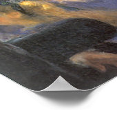 ダンスアットルムーランデラガレットバイピエールルノアール ポスター (角)