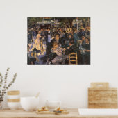 ダンスアットルムーランデラガレットバイピエールルノアール ポスター (キッチン)