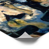 ダンスアットルムーランデラガレットバイルノアール ポスター (角)