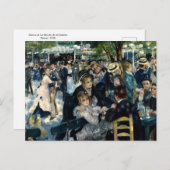 ダンスアットルムーランデラガレットバイルノアール ポストカード (正面/裏面)