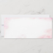 ダンスアンドトワイルバレリーナパーティーチケット招待状 (裏面)