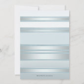 ダンスアンドビーチ航海のベビーシャワー招待状 招待状 (裏面)