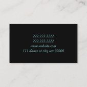 ダンスインストラクタースタジオレッスンズ名刺 名刺 (裏面)