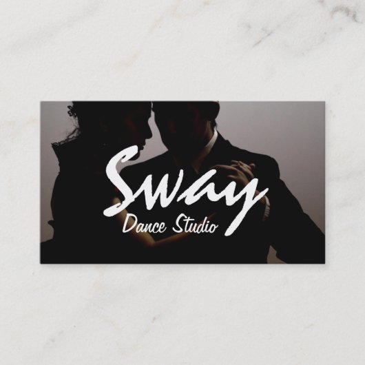 ダンスインストラクタースタジオレッスンズ名刺 名刺 (正面)