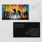 ダンスインストラクターバレエバレエバレリーナ先生 名刺 (正面/裏面)